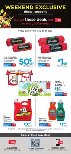 Catalogue Cub Foods from 02/25/2022