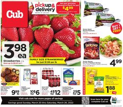 Catalogue Cub Foods from 03/20/2022