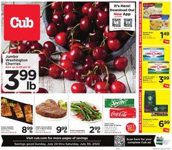 Catalogue Cub Foods from 07/24/2022