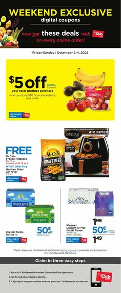 Catalogue Cub Foods from 12/02/2022