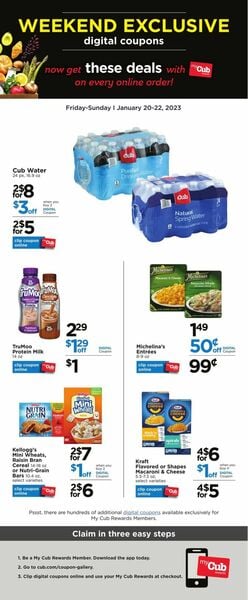 Catalogue Cub Foods from 01/20/2023