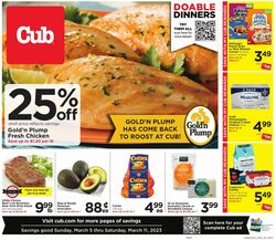 Catalogue Cub Foods from 03/05/2023