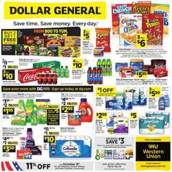 Catalogue Dollar General from 10/06/2019
