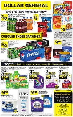 Catalogue Dollar General from 01/19/2020