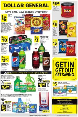 Catalogue Dollar General from 06/21/2020