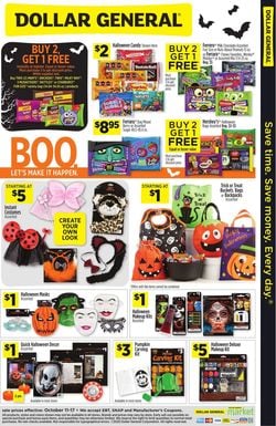 Catalogue Dollar General from 10/11/2020