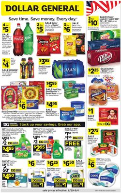 Catalogue Dollar General from 08/29/2021