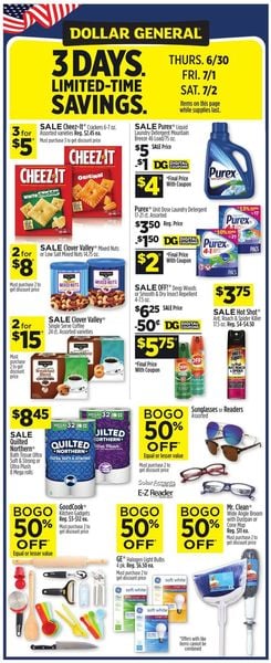Dollar General - 4th of July Sale 