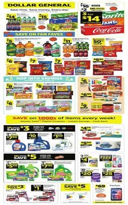 Catalogue Dollar General from 03/16/2025