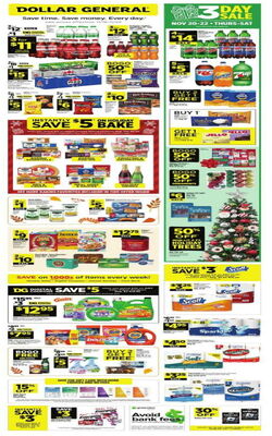 Catalogue Dollar General from 11/16/2025