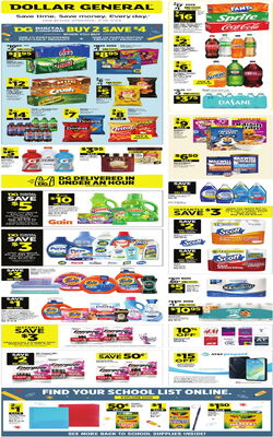 Catalogue Dollar General from 07/19/2026