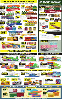 Catalogue Dollar General from 08/23/2026