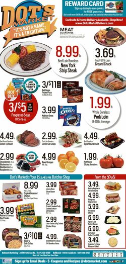 Current weekly ad Dot's Market