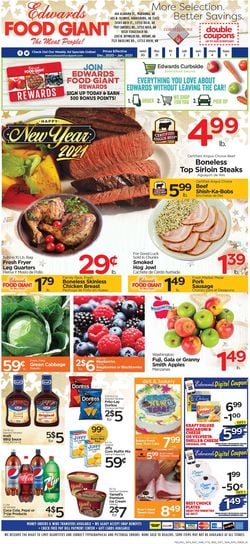 Catalogue Edwards Food Giant from 12/30/2020