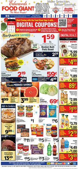 Catalogue Edwards Food Giant from 12/28/2022