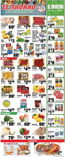 Catalogue El Ahorro Supermarket from 06/08/2022