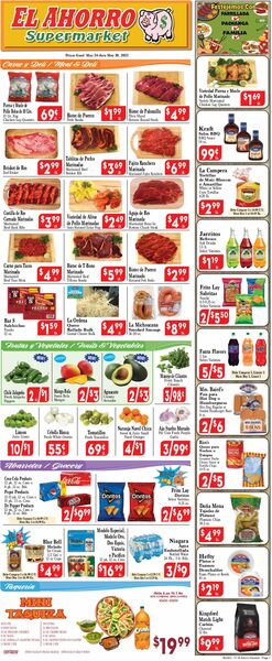 Catalogue El Ahorro Supermarket from 05/24/2023