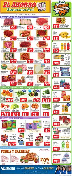 Catalogue El Ahorro Supermarket from 01/24/2024