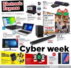 Catalogue Electronic Express CYBER WEEK 2021 from 11/28/2021