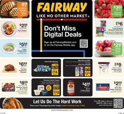 Current weekly ad Fairway Market