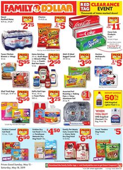 Catalogue Family Dollar from 05/12/2019