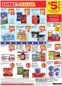 Catalogue Family Dollar from 05/19/2019