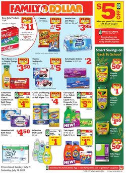 Catalogue Family Dollar from 07/07/2019