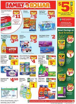 Catalogue Family Dollar from 07/07/2019