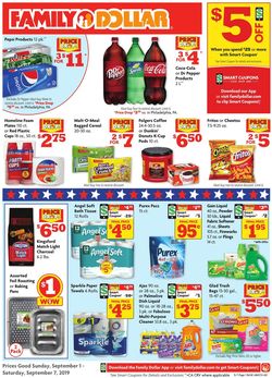 Catalogue Family Dollar from 09/01/2019