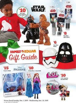 Catalogue Family Dollar - Christmas Ad 2019 from 12/01/2019