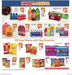 Catalogue Family Dollar from 07/19/2020