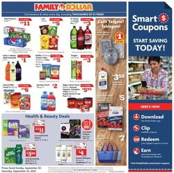 Catalogue Family Dollar from 09/20/2020