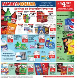 Catalogue Family Dollar from 12/27/2020