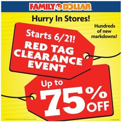 Catalogue Family Dollar from 06/21/2021