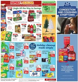 Catalogue Family Dollar HOLIDAY AD 2021 from 11/07/2021