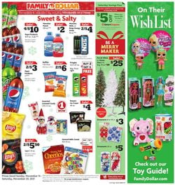 Catalogue Family Dollar HOLIDAY AD 2021 from 11/14/2021