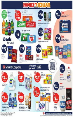 Catalogue Family Dollar from 08/17/2025