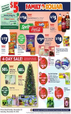 Catalogue Family Dollar from 11/23/2025