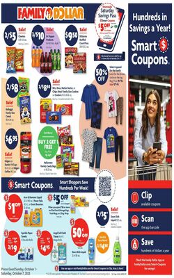 Catalogue Family Dollar from 10/01/2023
