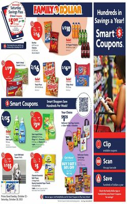 Catalogue Family Dollar from 10/22/2023