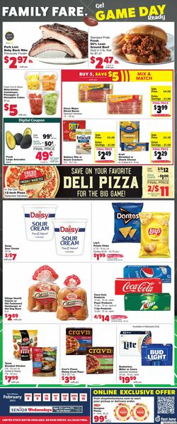 Current weekly ad Family Fare