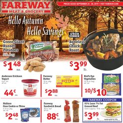 Catalogue Fareway from 09/24/2019