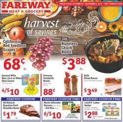 Catalogue Fareway from 10/29/2019