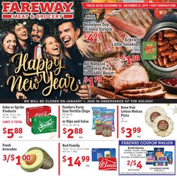 Catalogue Fareway - New Year's Ad 2019/2020 from 12/25/2019