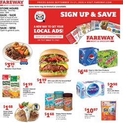 Catalogue Fareway from 09/15/2020