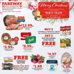 Catalogue Fareway CHRISTMAS 2021 from 12/14/2021