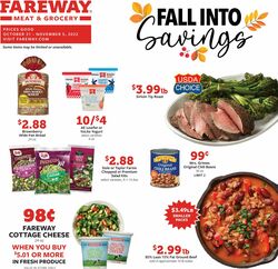 Catalogue Fareway from 10/30/2022