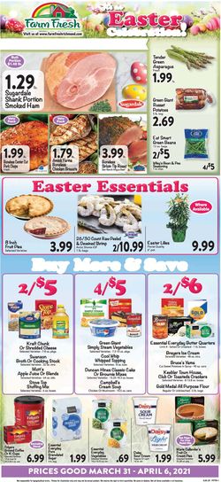 Catalogue Farm Fresh - Easter 2021 Ad from 03/31/2021