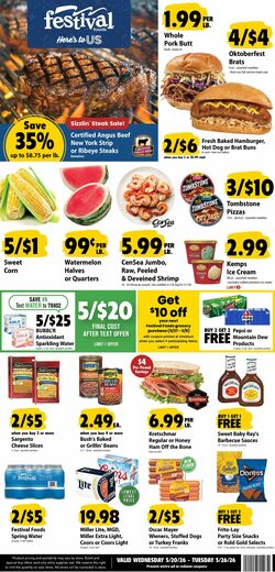 Catalogue Festival Foods from 05/20/2026