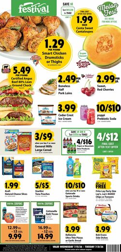 Catalogue Festival Foods from 07/15/2026